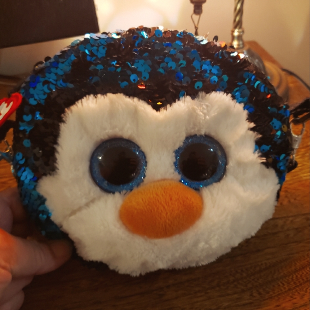 Children's penguin purse